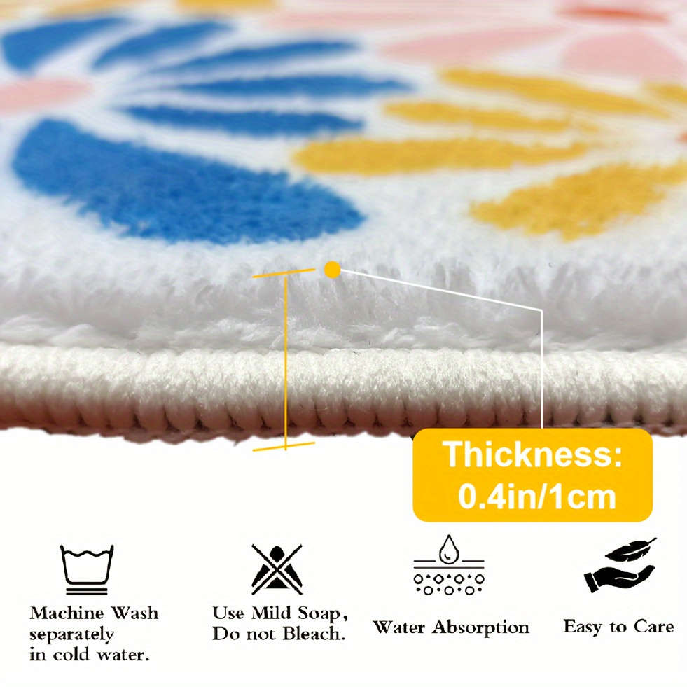 1Pc 45x90cm 17.7x35.4inch Floor Mat