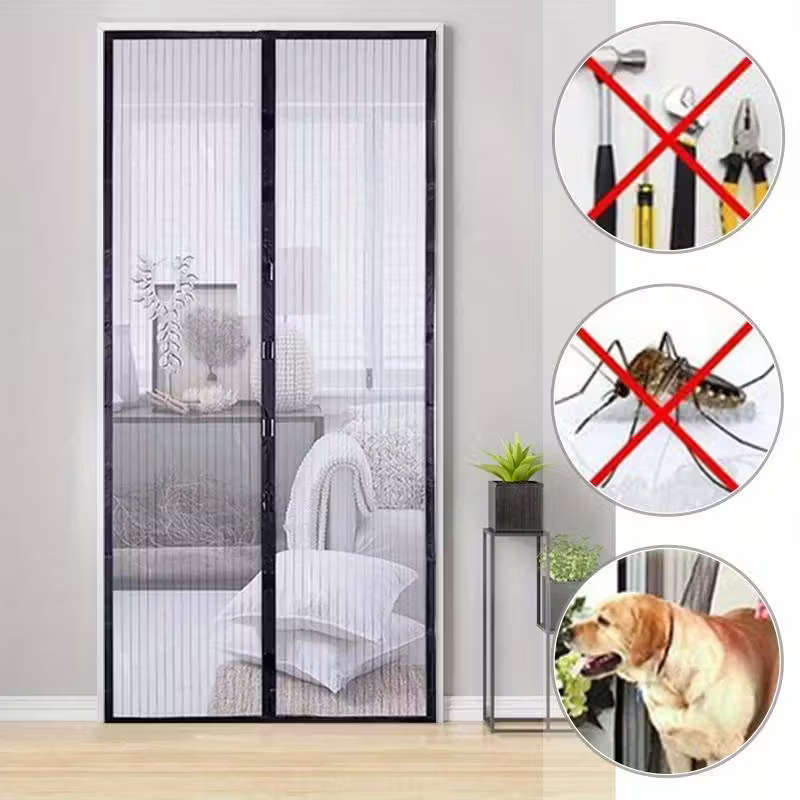 1pc Magnetic Blackout Mesh Screen Door