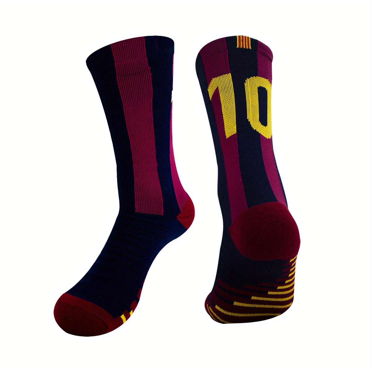 1 Pair White Red 7  Socks