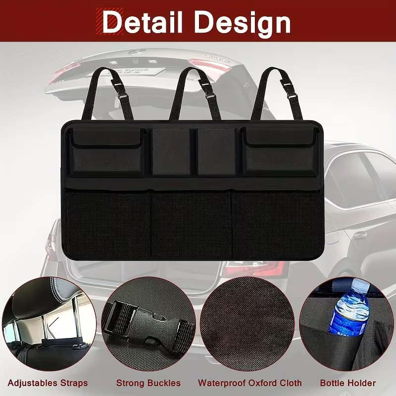 Spacious Oxford Cloth Car Trunk Storage Bag