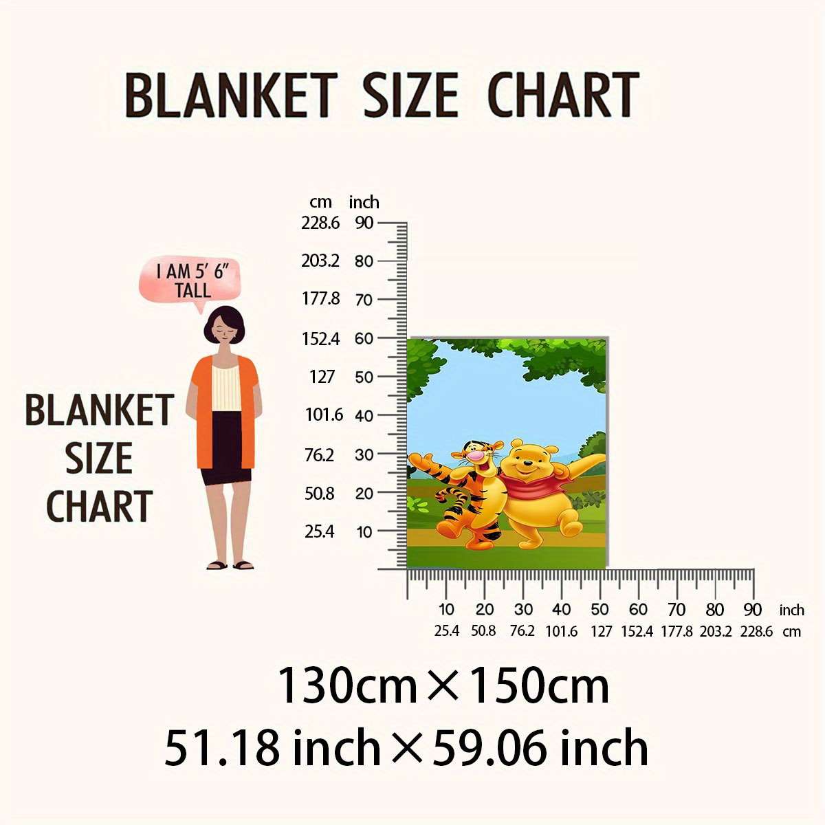 Blanket Size 59Inch  1.5M  Style Poached Egg