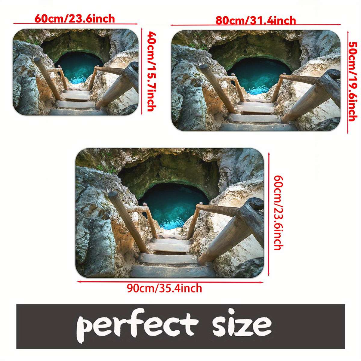 19.68x31.49inch 50x80cm Floor Mat