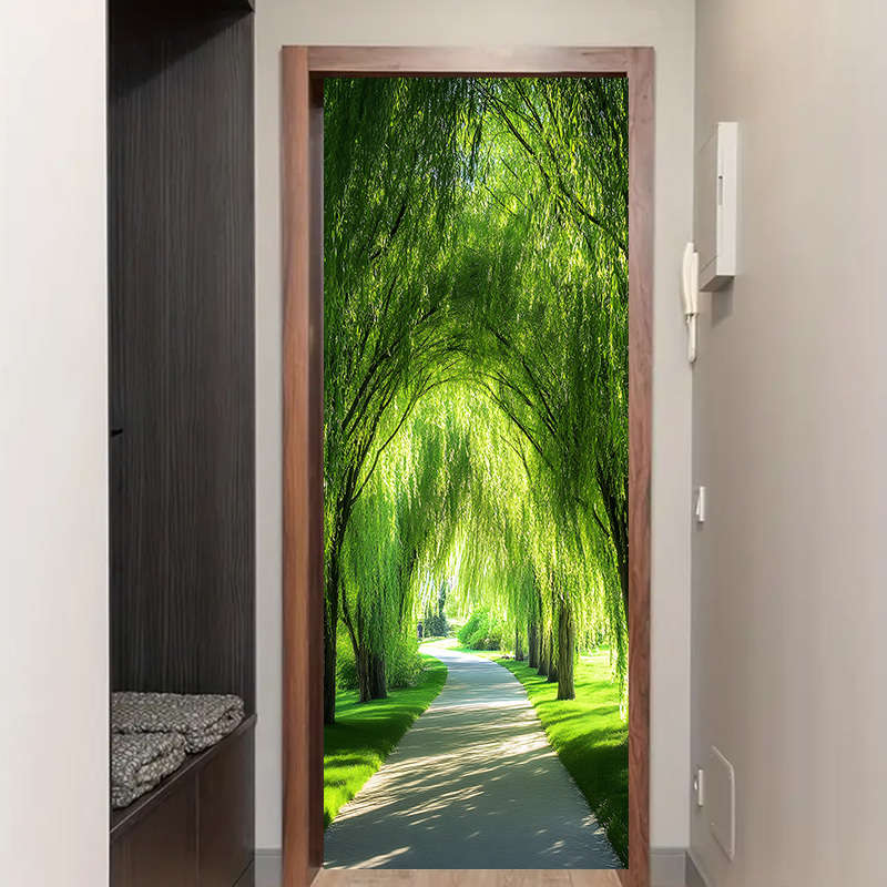 1Pc 77x200cm Door Window Sticker