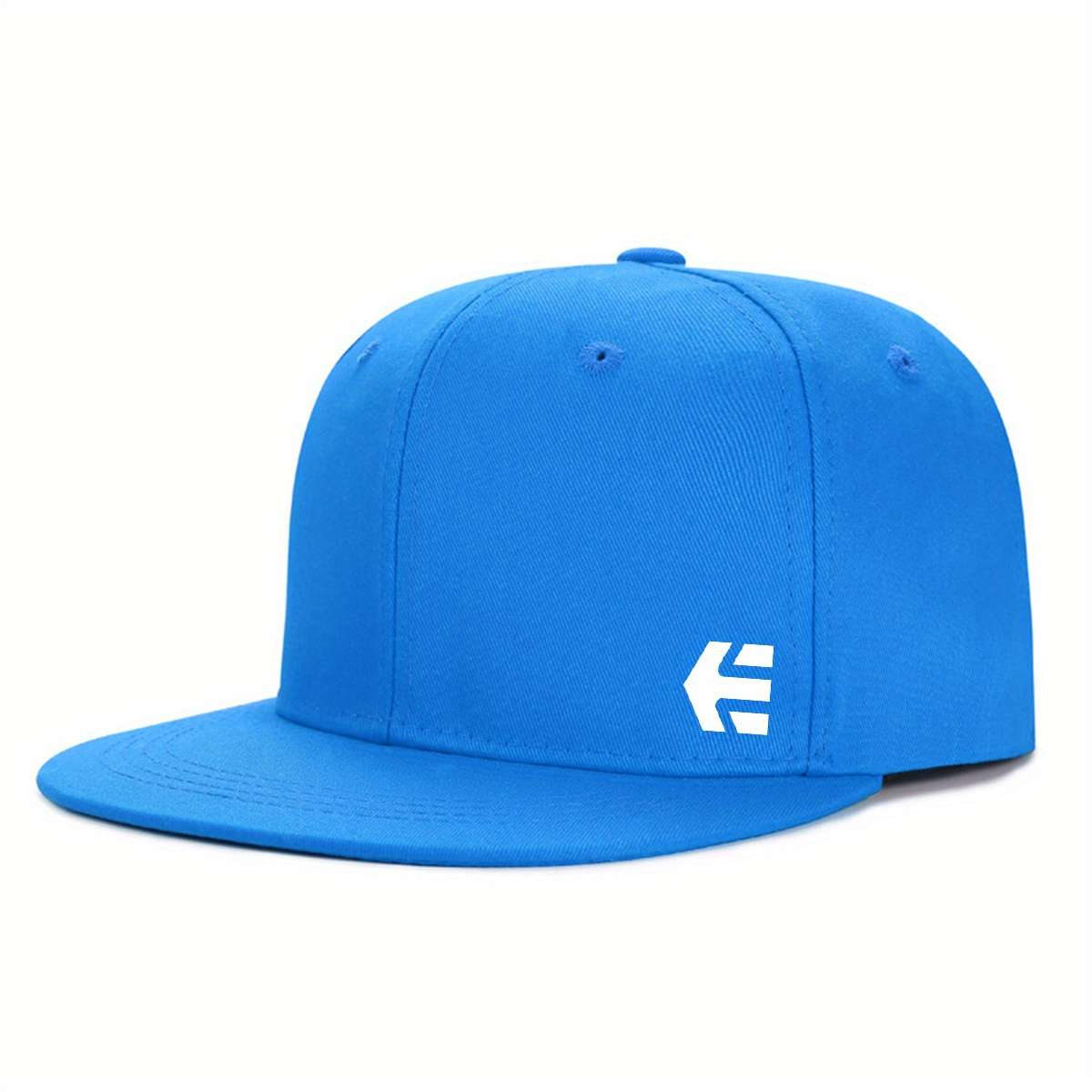 Adjustable Snapback Baseball Cap Lightweight Sun-Protective Polyester With Stylish Flat Brim