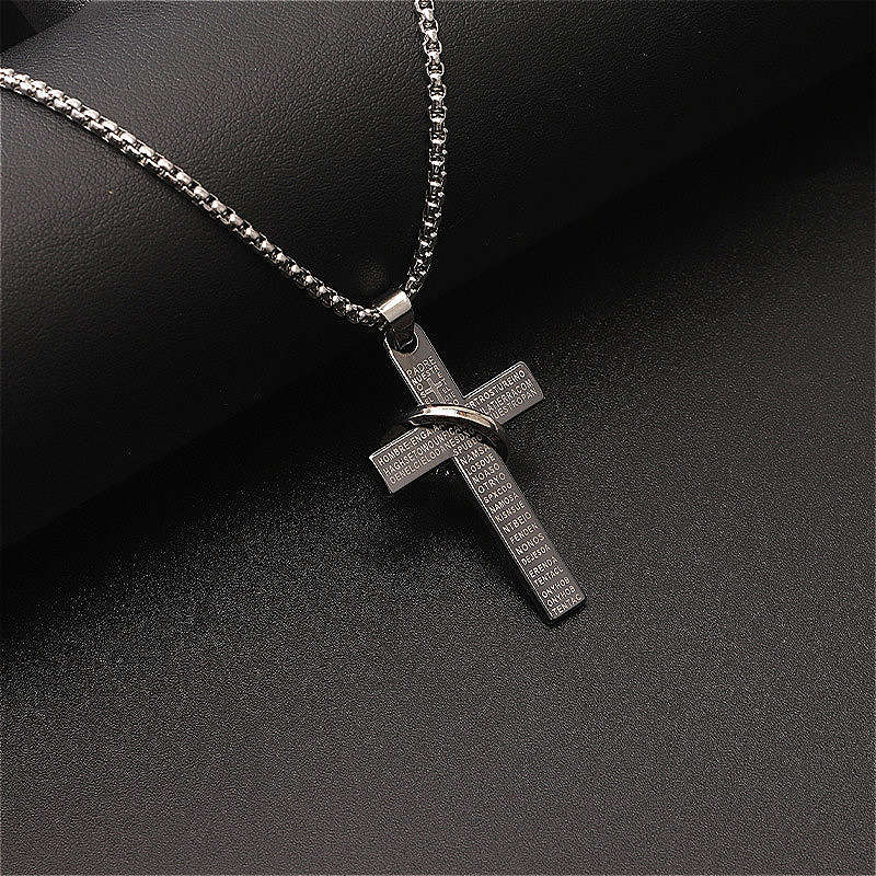 1 Piece Silvery Jesus Theme Pendant