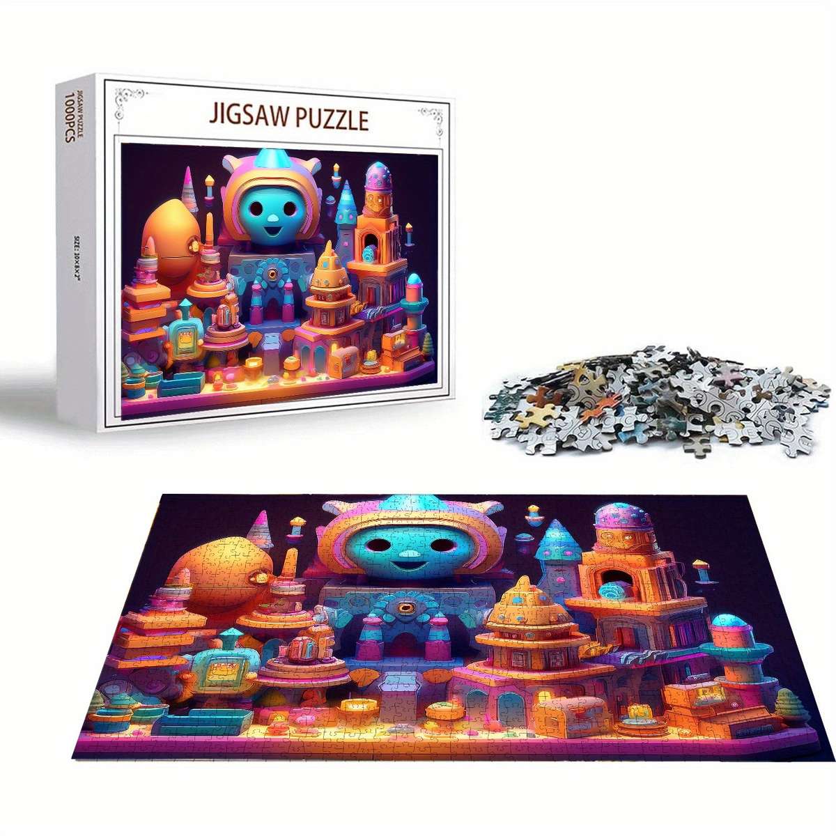 1000 Piece Mini Paper Jigsaw Puzzle