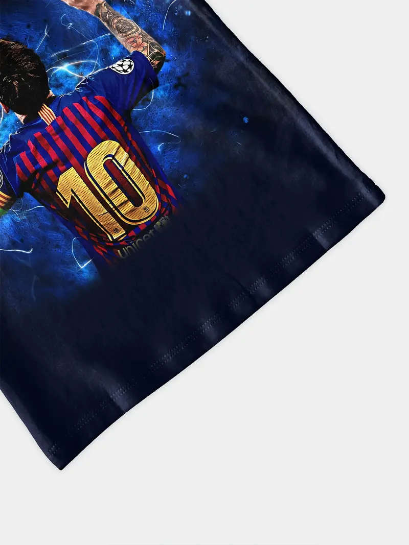 Kids Soccer T-Shirt, Crew Neck - Size: 9-10Y