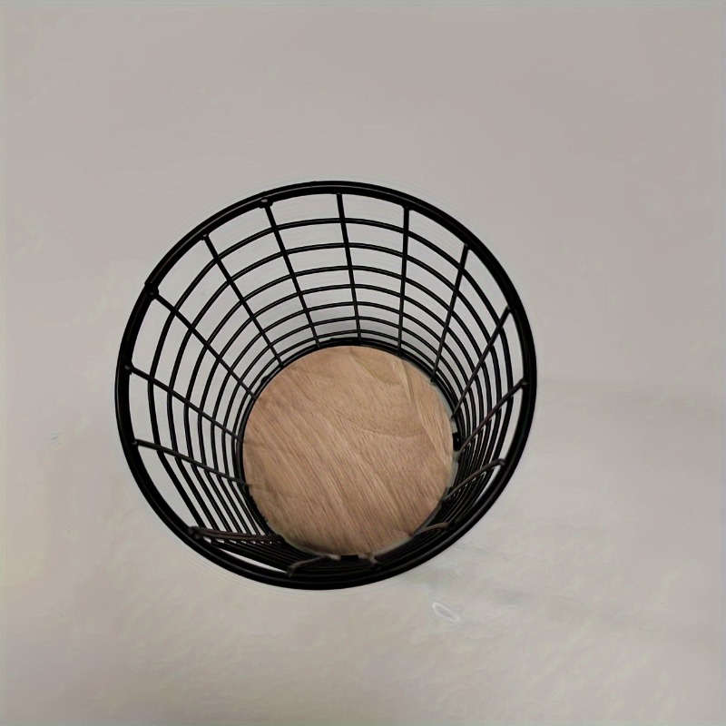 1pc Large Black Metal Kitchen Utensil Holder Modern Rectangular Countertop Organizer for Cook