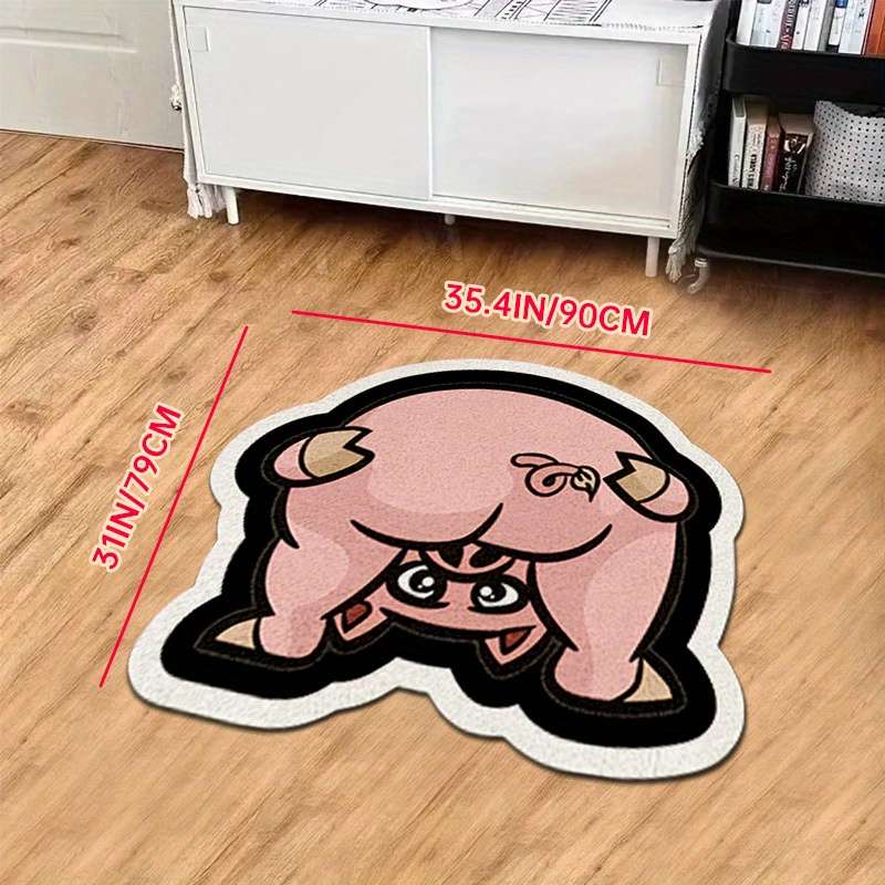 1Pc 47.2x41.7inch 120x106cm Floor Mat
