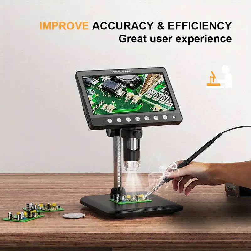 Inskam Professional Digital Microscope with 50-1000X Magnification