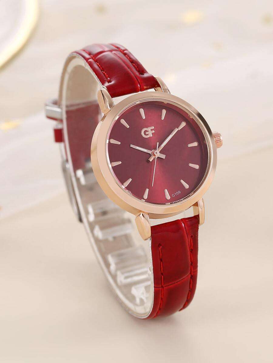 Ladies Quartz Watch & 4pcs Jewellery Set (Model L105)