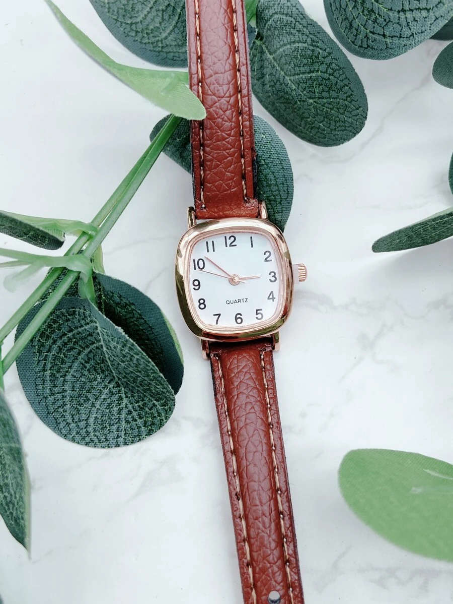 Ladies Quartz Square watch   (Model L106)