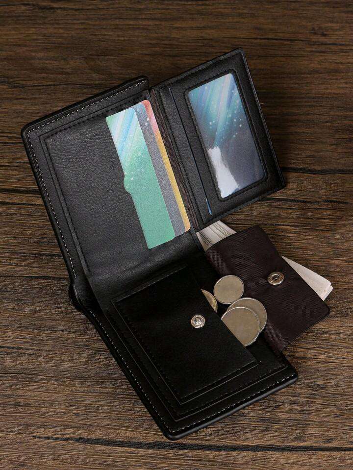 Kaiduch Men`s PU Leather Wallet with Coin pocket