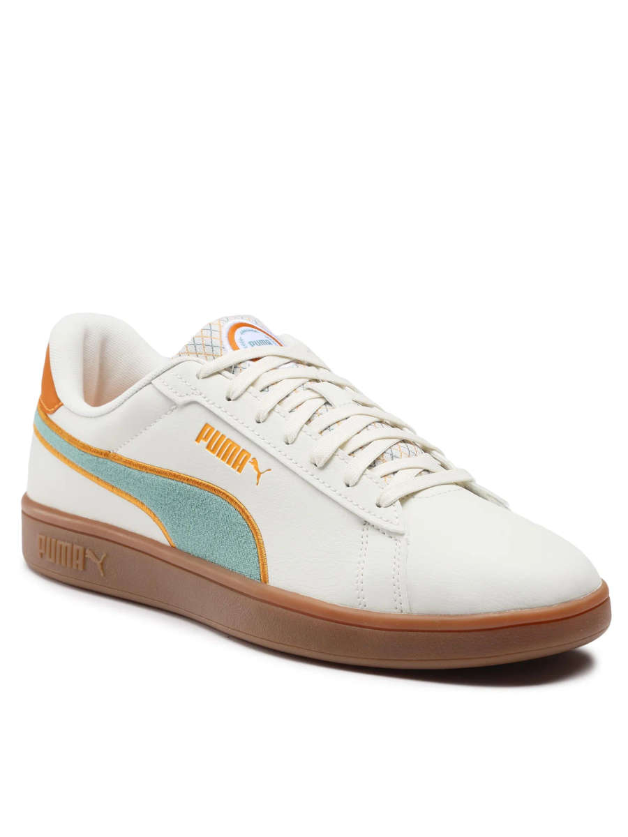 PUMA SMASH 3.0 WHITE BLUE GUM SNEAKERS RETAILR1100