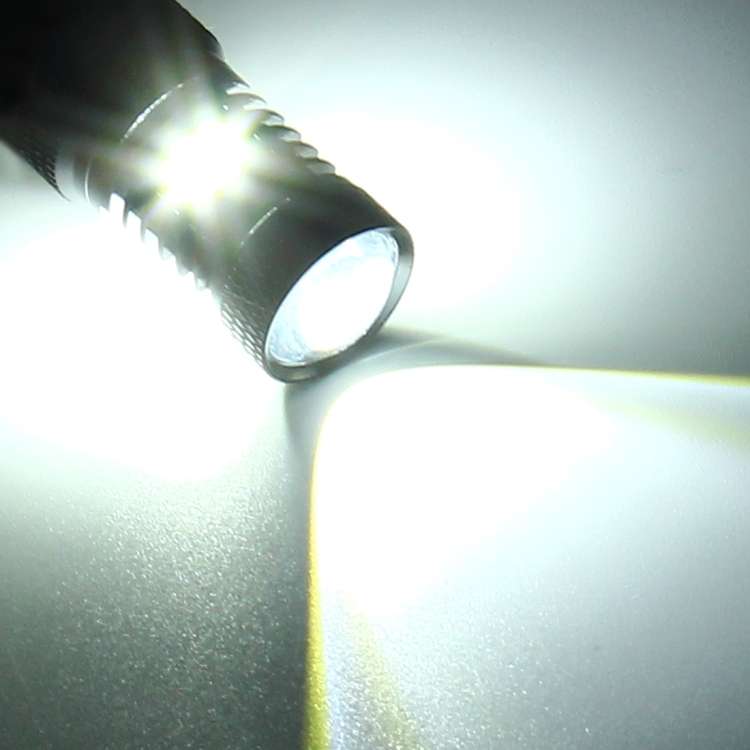 2 PCS Car Auto T25/3157 DC 12V 5W 350LM 16 SMD-3030 LED Bulbs Turn Lamp Backup Light, White + Yello