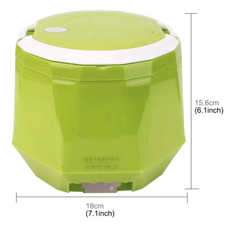 OUSHIBA Car Auto C3 Mini Multi-function Rice Cooker 12V 1.3L Volume for Rice Soup Noodles Vegetable