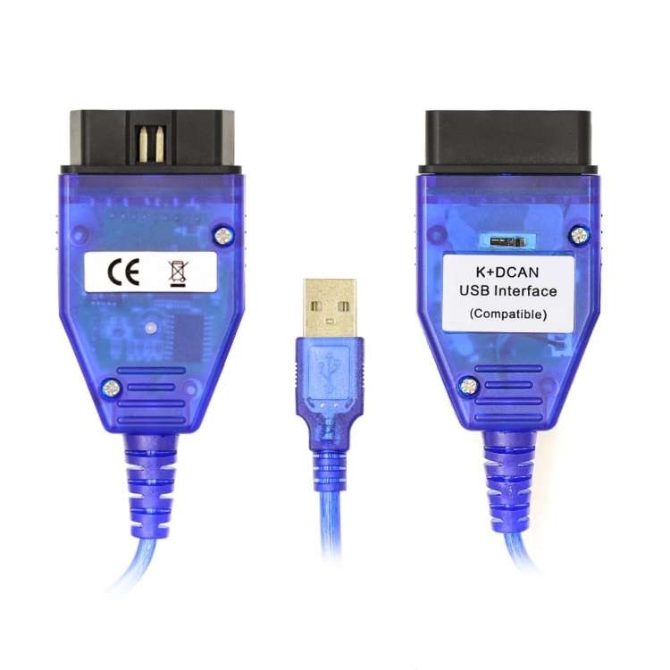 INPA K+CAN with Switch USB Interface Cable for BMW (Blue)
