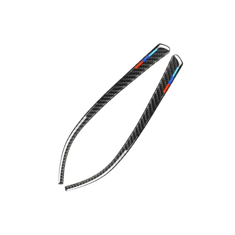 Three Color B Carbon Fiber Car Rearview Mirror Bumper Strip Decorative Sticker for BMW F30 2013-2018