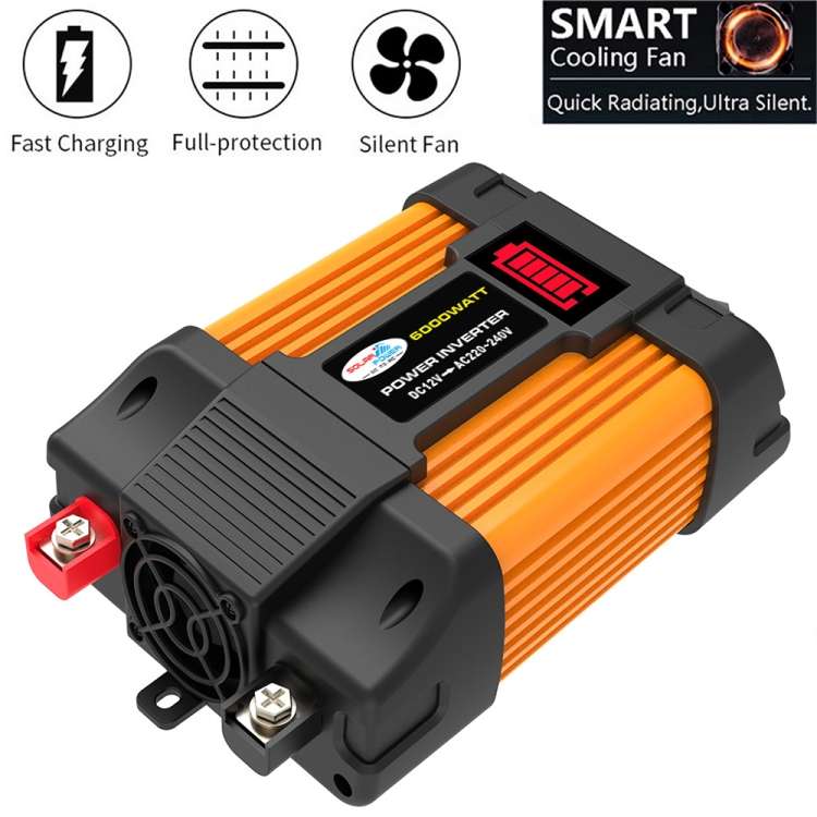 Little Wasp 12V to 220V 6000W Car Power Inverter with LED Display & Dual USB