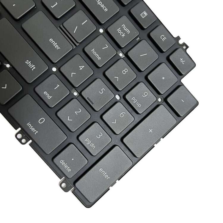 For Dell Latitude 5520 5521 Precision 3560 3561 US Version Backlight Laptop Keyboard(Black)
