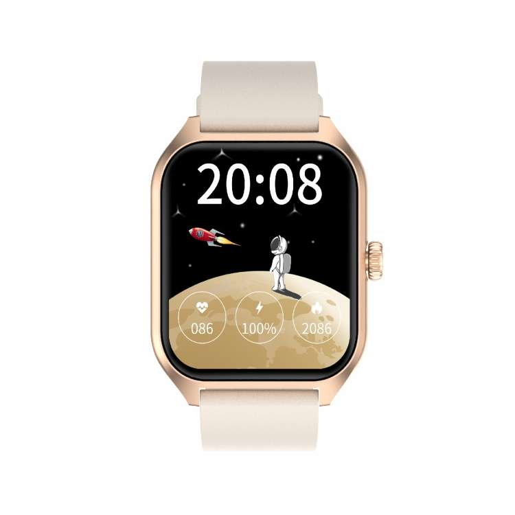 Qx5 1.96 inch BT5.2 Smart Sport Watch, Support Bluetooth Call / Sleep / Blood Oxygen / Temperature