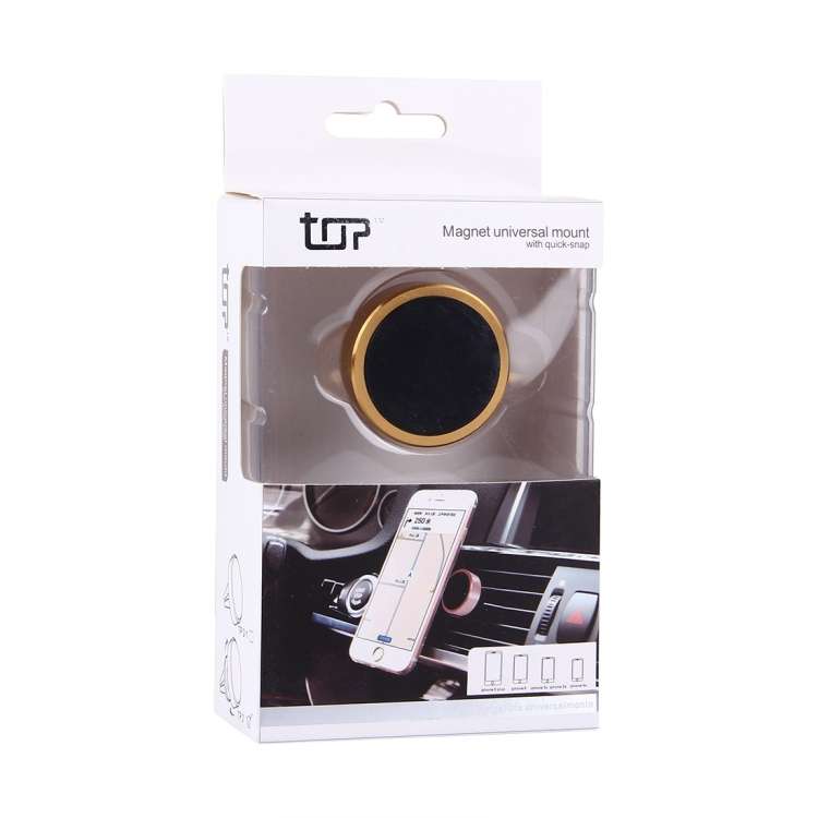 Car Magnetic Air Vent Mount Dock Holder with Quick-snap, For iPhone, Galaxy, Huawei, Xiaomi, LG, HTC