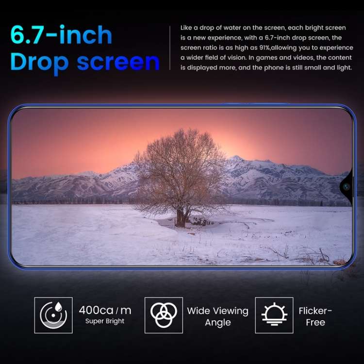 A82, 2GB+16GB, Face ID & Fingerprint Identification, 6.7 inch Drop-notch Screen Android 9.1 MTK6580P