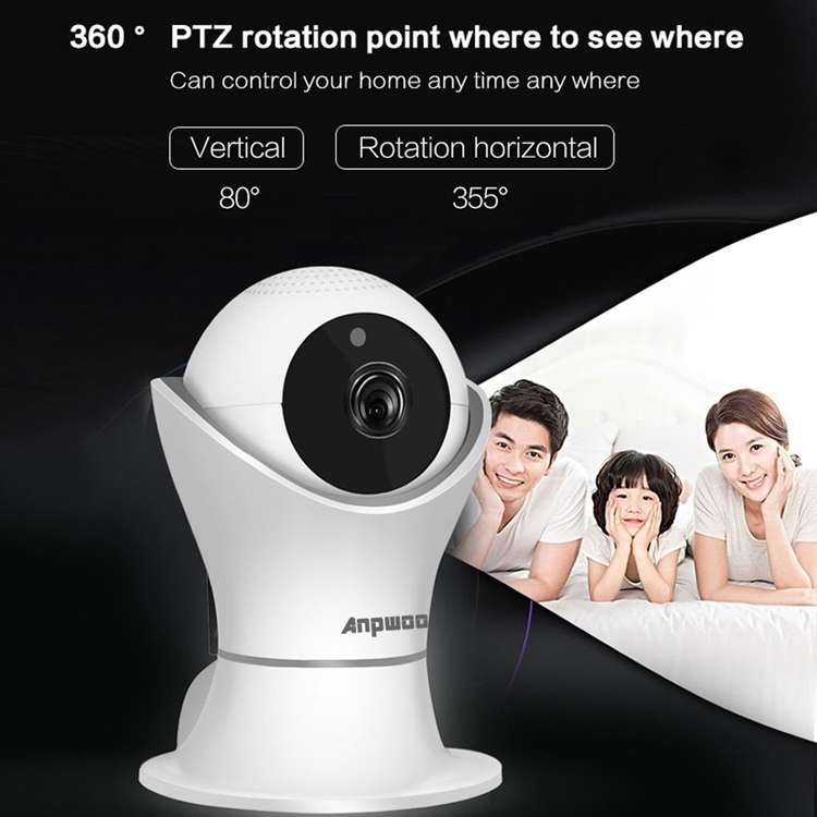 Anpwoo Hercules GM8135+SC2145 1080P HD WiFi IP Camera, Support Motion Detection & Infrared Night Vis