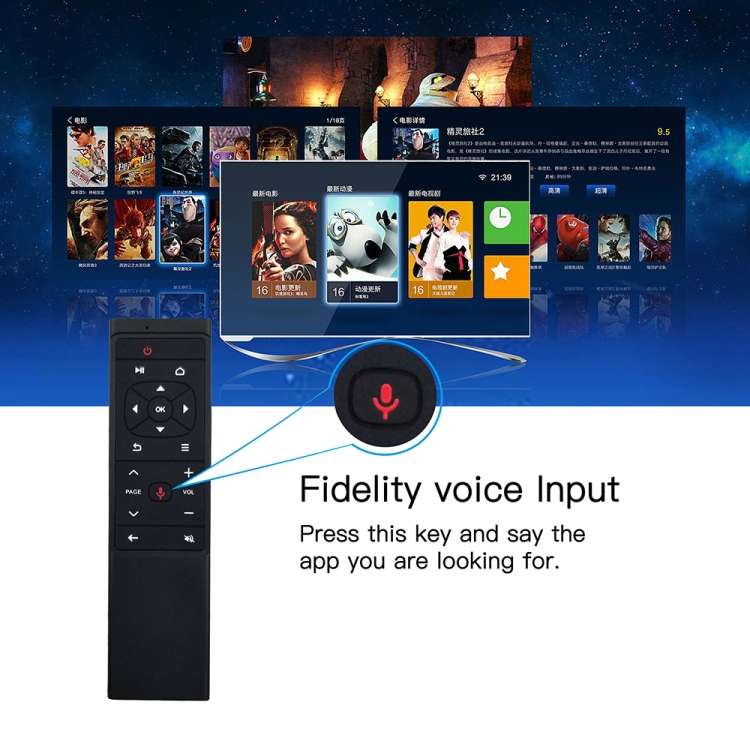 MT12 2.4G Air Mouse Remote Control with Fidelity Voice Input & IR Learning for PC & Android TV Box &