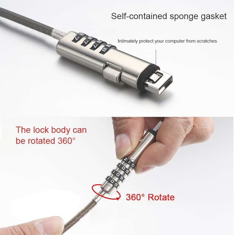 Universal USB Interface Laptop Security Lock