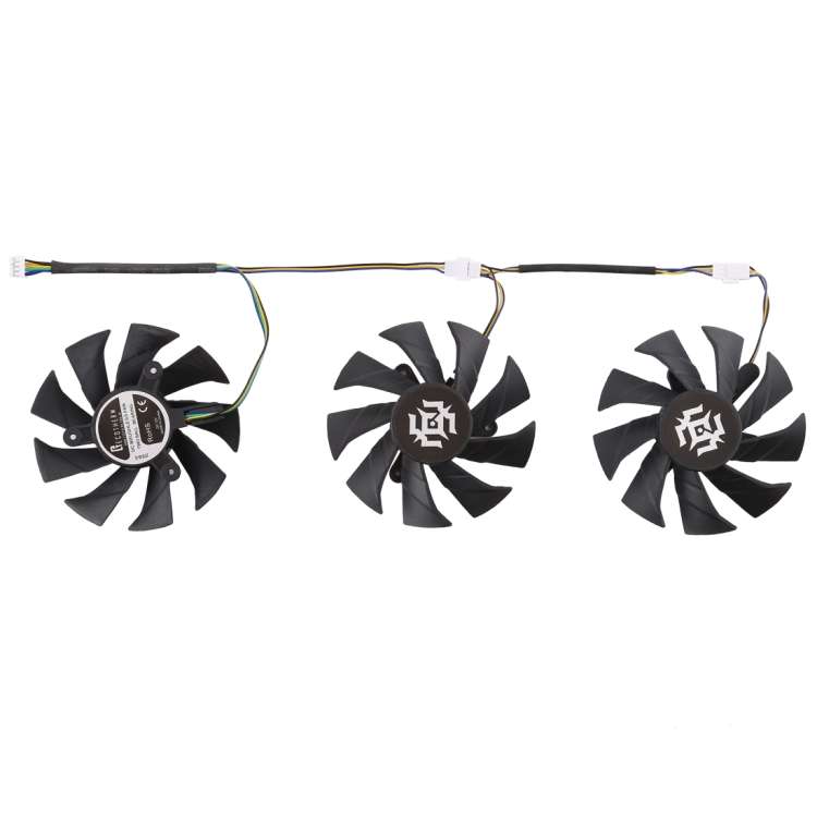 3 PCS Graphics Card Cooling Fan for Zotac GTX 1070-8GD5 X-OC, Diameter: 85mm