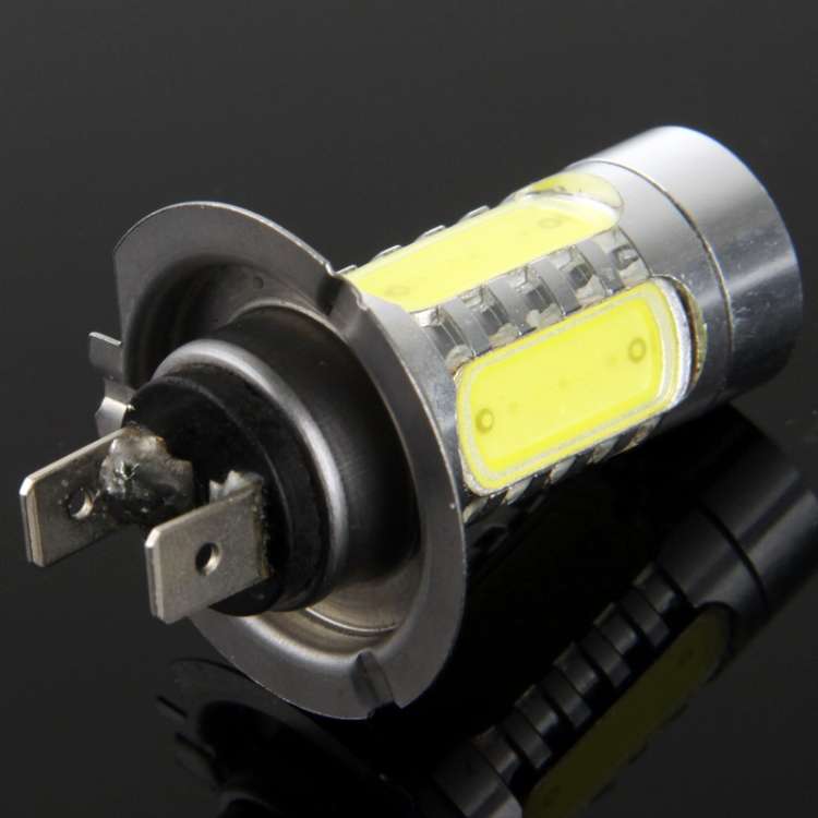 H7 11W White LED Fog Light for Vehicles, DC 12-24V