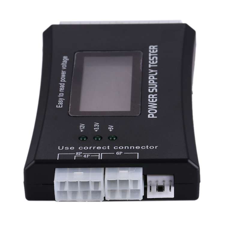 Digital LCD Display PC Computer 20/24 Pin Power Supply Tester Checker Power Measuring Diagnostic Tes