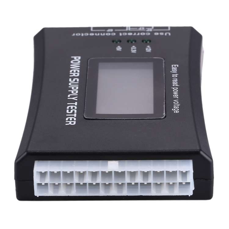 Digital LCD Display PC Computer 20/24 Pin Power Supply Tester Checker Power Measuring Diagnostic Tes