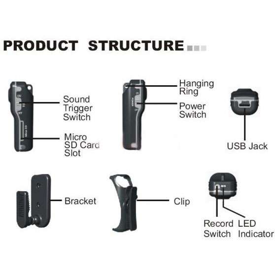 MD80 3 in 1 Mini Digital VIDEO Camera Camcorder POCKET DV with 720*480 pixels, Viewing Angle: 60 Deg