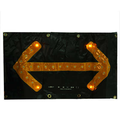 30 LED Car Safety Hazard Traffic Two-way Arrow Direction with Key Indicator Switch Signal Sign