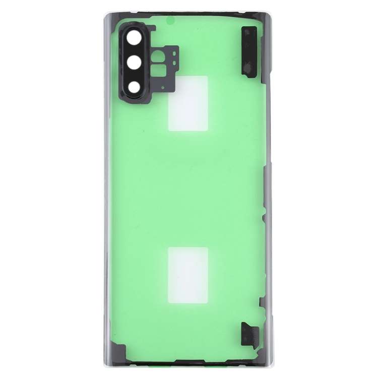 For Samsung Galaxy Note 10+ N975 N9750 Transparent Battery Back Cover with Camera Lens Cover (Transp