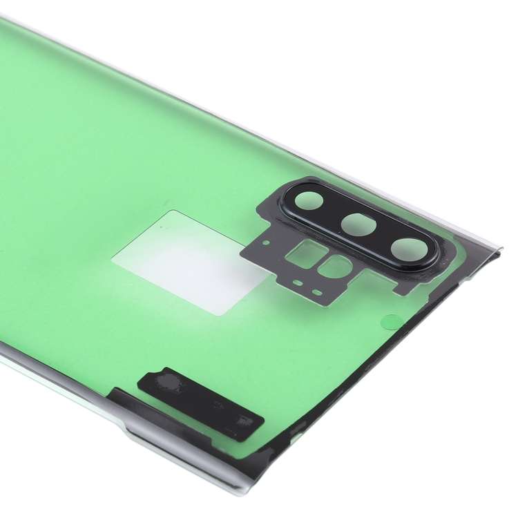 For Samsung Galaxy Note 10+ N975 N9750 Transparent Battery Back Cover with Camera Lens Cover (Transp