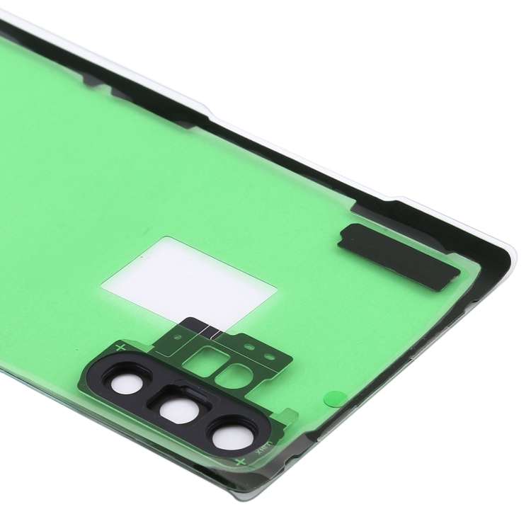 For Samsung Galaxy Note 10+ N975 N9750 Transparent Battery Back Cover with Camera Lens Cover (Transp