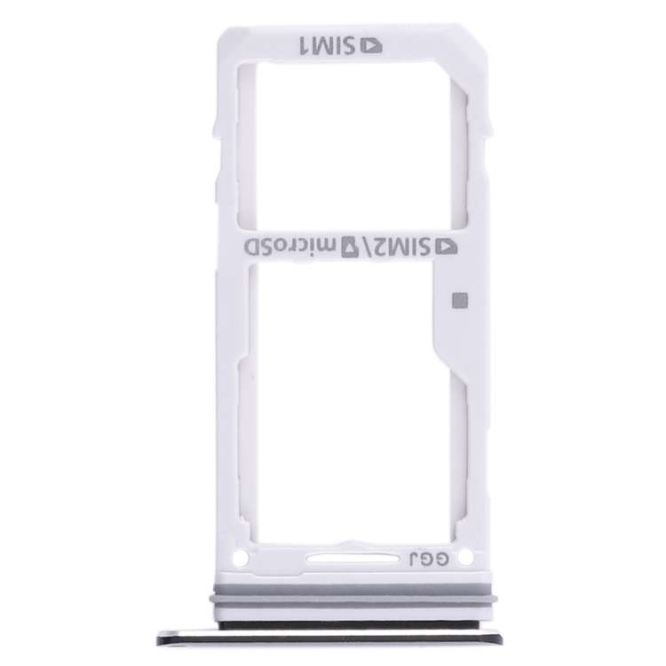 For Galaxy Note 8 2 SIM Card Tray / Micro SD Card Tray (Black)