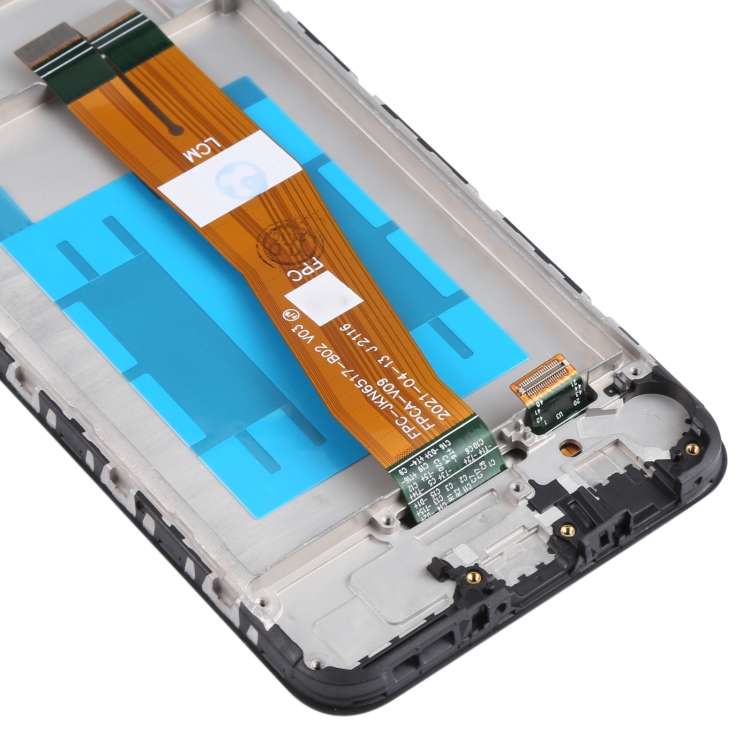 Original LCD Screen and Digitizer Full Assembly with Frame for Samsung Galaxy A03s SM-A037F