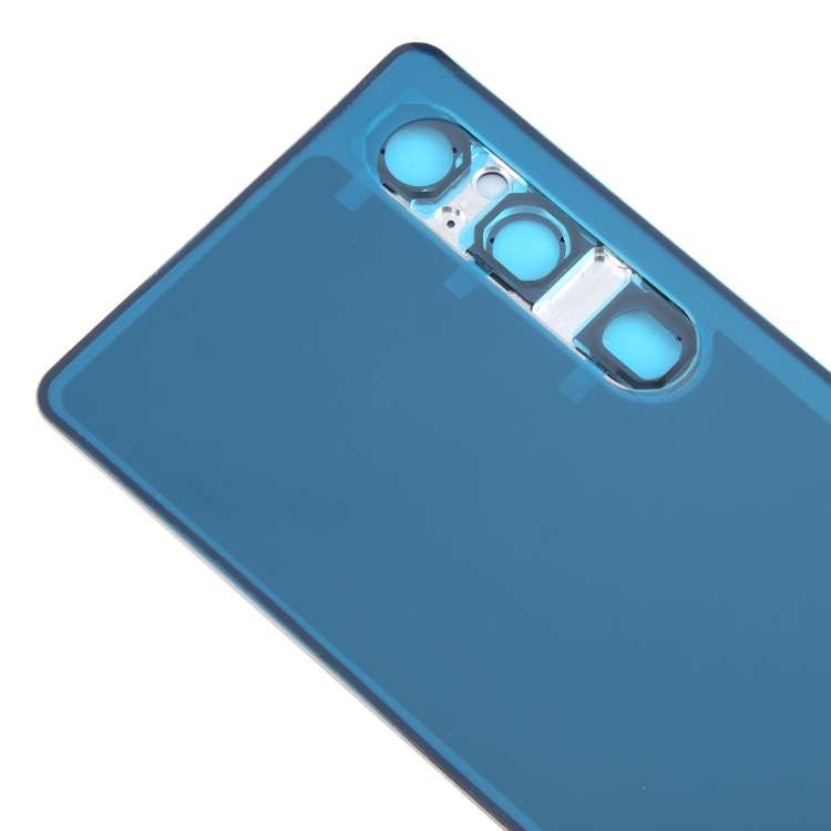 For Sony Xperia 1 V Original Battery Back Cover with Camera Lens Cover(Silver)