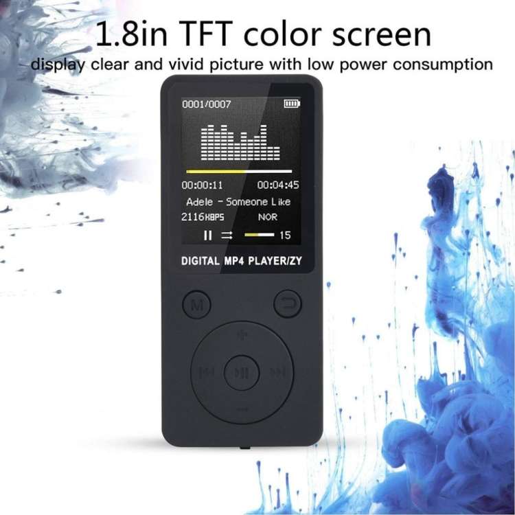 Portable MP4 Lossless Sound Music Player FM Recorder Walkman Player Mini Support Music, Radio, Recor