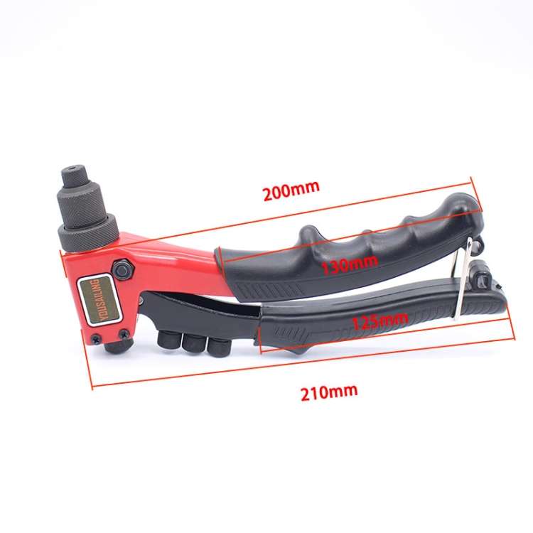 Single Hand Blind Riveter Manual Riveting Tool, Length:200MM