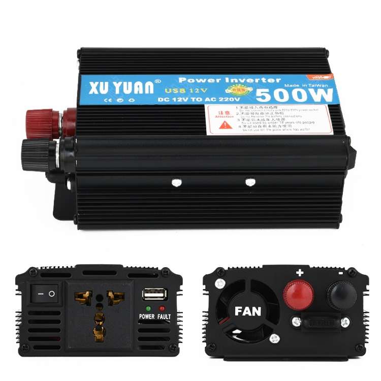 XUYUAN 500W Inverter Power Converter, Specification: 12V to 220V