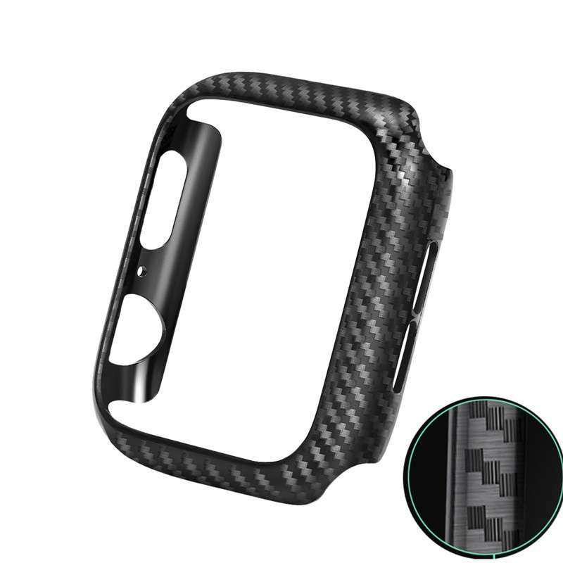 PC Carbon Fiber Frame Protection Case For Apple Watch Series 6 / 5 / 4 / Watch SE 40mm