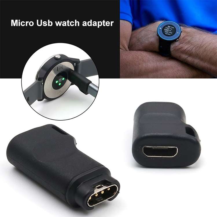 Watch Charging Head Smart Accessories with Micro USB Adapter For Garmin Fenix 5 / 5x / 5s / 6 / 6X