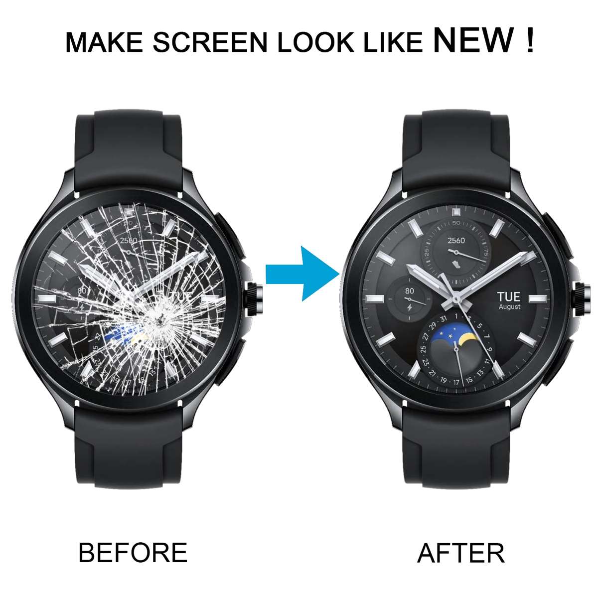 For Xiaomi Watch 2 Pro Original LCD Screen with Digitizer Full Assembly