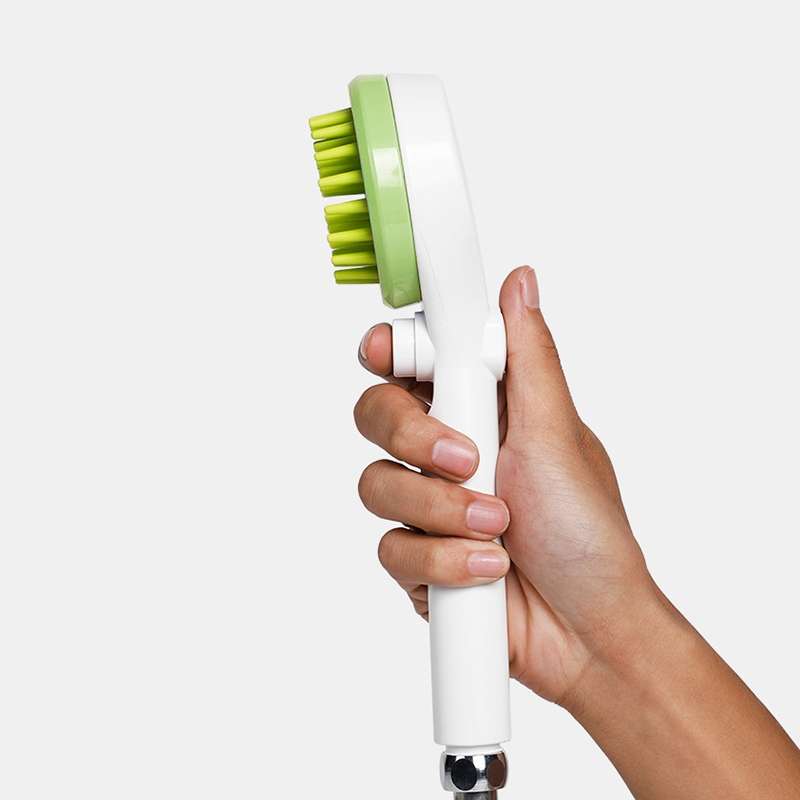 Pet Shower Nozzle Massage Shower, with Hose Universal Joint (Green)