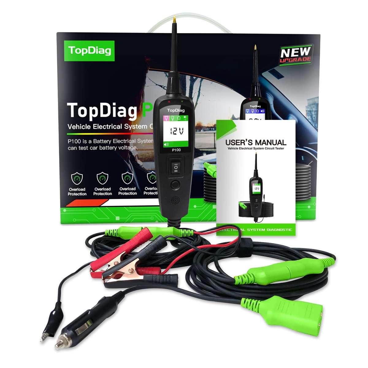 TopDiag P200 Car Circuit Intelligent Analyzer Diagnostic Instrument